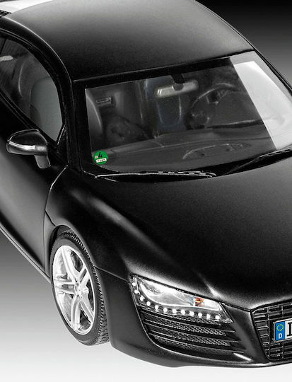 Revell Audi R8 Metal Modeling Figure Car 106 Pieces in Scale 1:24 with Glue and Paints 18.4cm.