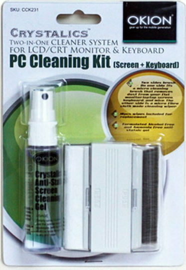 Okion Καθαριστικό Οθόνης ΚΙΤ Καθαρισμού για Crystalics PC