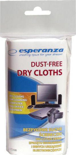 Esperanza Office Cleaning Accessories Dry Cleaning Cloths For Office Equipment 24 Pieces