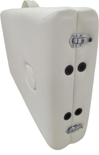 Medicin Wooden Portable White Massage and Physiotherapy Bed 186x60cm