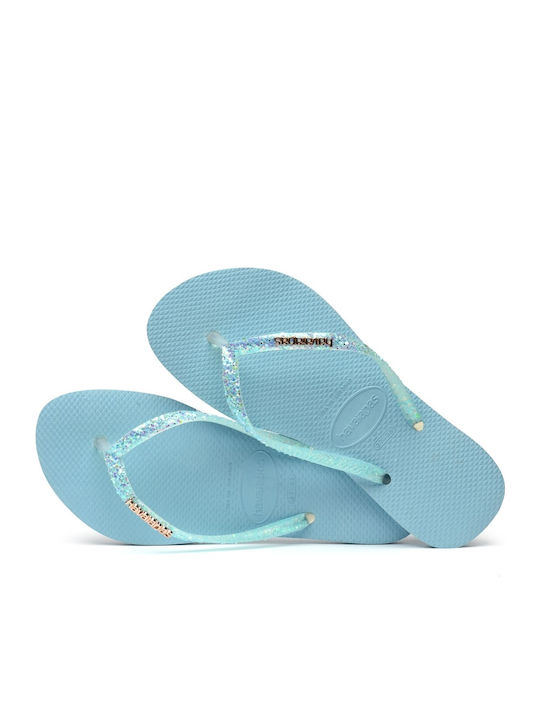 Frauen Flip Flops in Hellblau Farbe