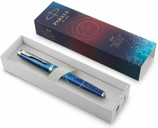 Parker IM Premium Submerge Специално Издание Писалка Medium Синя от Inox с Синьо Мастило