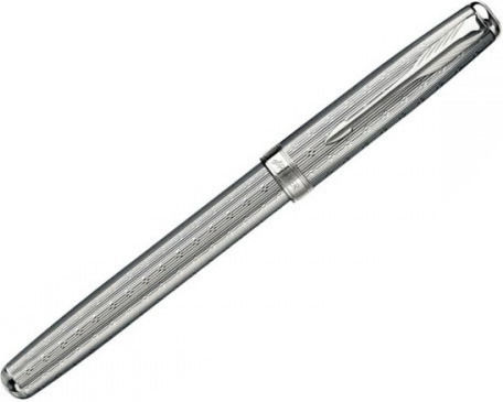 Parker Sonnet Писалка за Писане Medium Сребрист