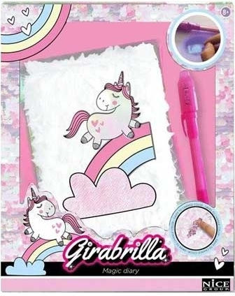 Graffiti Magic Unicorn Notebook White