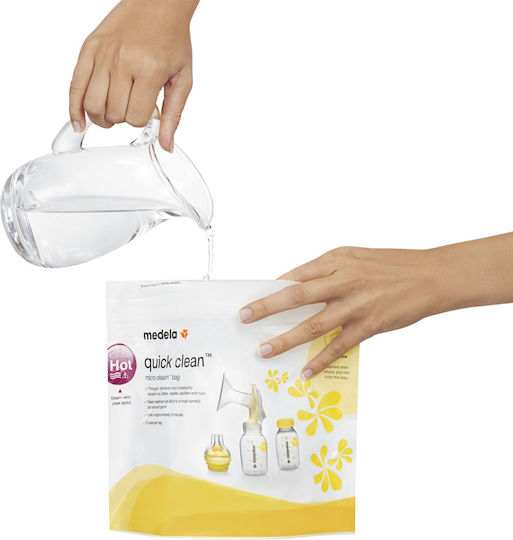Medela Quick Clean Microwave Sterilization Pouches for Pacifier
