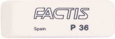 Factis Γόμα για Μολύβι P 36 Λευκή
