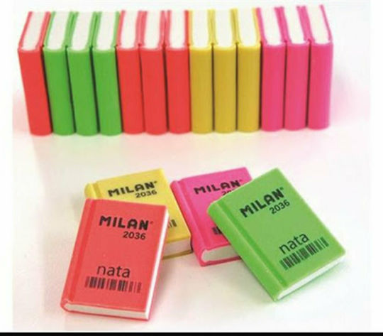 Milan Eraser for Pencil and Pen Book 1pcs