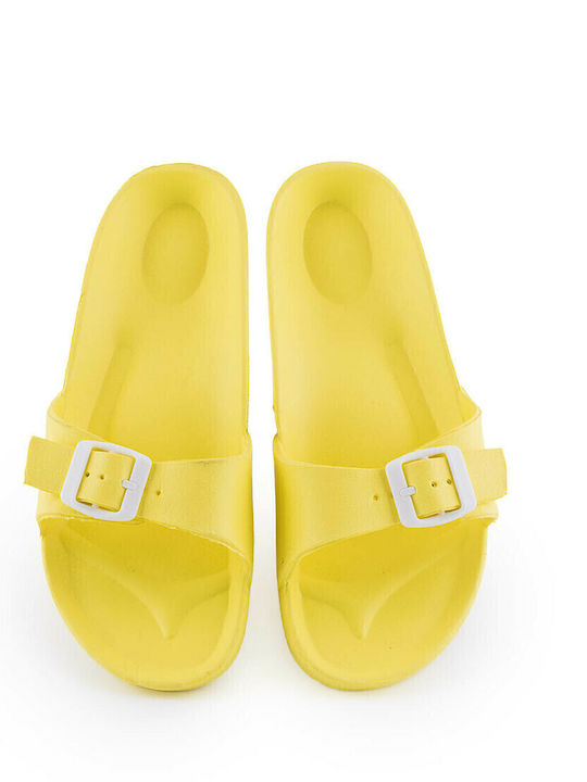 2288-0184 Women's Slides Yellow