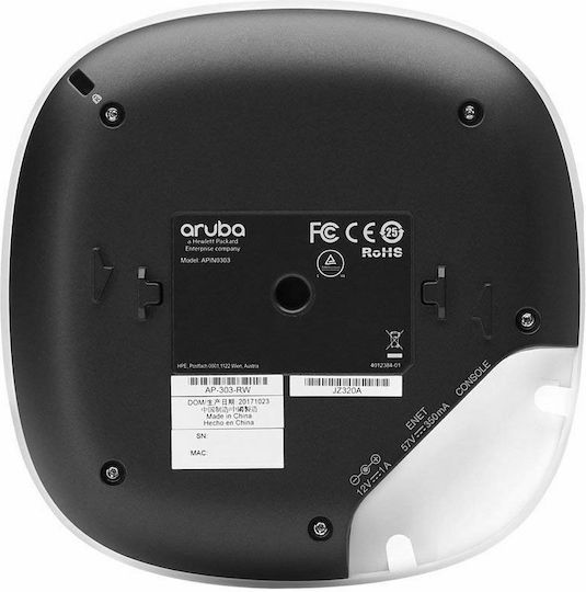 HP Aruba AP-303 Точка за достъп с Мрежа от Wi-Fi Mesh Wi-Fi 5 Двулентов (2.4 и 5GHz) Единичен комплект