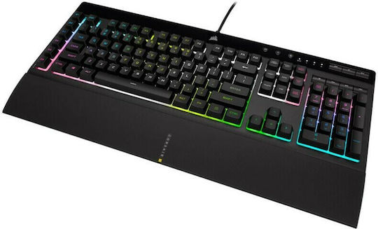 Corsair K55 RGB Pro XT Gaming Πληκτρολόγιο με RGB φωτισμό (Αγγλικό US)