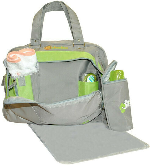 Beboulino Shoulder/Hand Diaper Bag Energy Grey