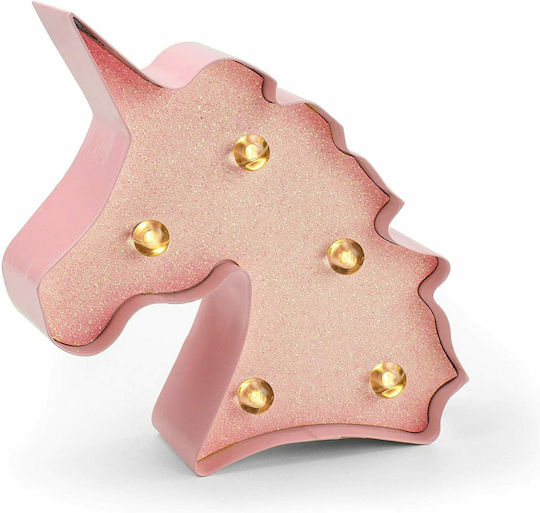Legami Milano Led Kids Decorative Lamp Mini Unicorn Pink 13x3.3x12εκ.