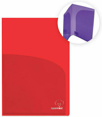 Typotrust Πλαστική Ζελατίνα για Έγγραφα Τύπου "Γ" A4 Κόκκινο
