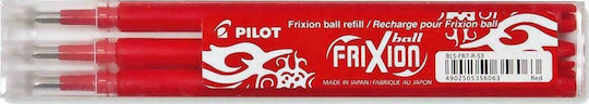 Pilot Frixion 3 Пълнители за Химикалки Medium Червени