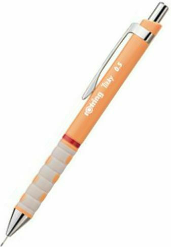 Rotring Tikky Μηχανικό Μολύβι 0.5mm με Γόμα Κατάλληλο για Σχέδιο Πορτοκαλί