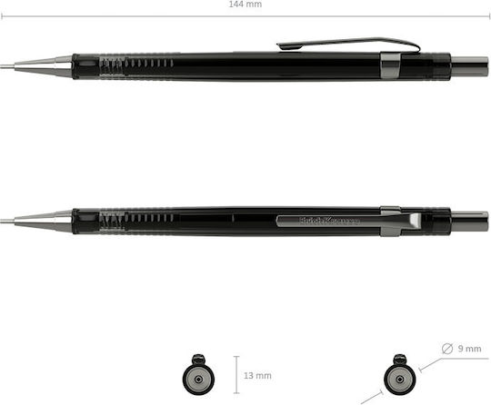 ErichKrause Black Pointer Mechanical Pencil 1pcs Black
