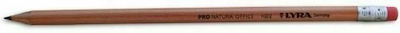 Lyra Pro Natura Pencil HB with Eraser Beige