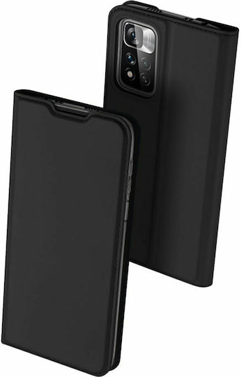 Dux Ducis Skin Pro Holster Книга Изкуствена кожа Черно (Redmi Note 11 Pro+ 5G - Редми Ноут 11 Про+ 5G)