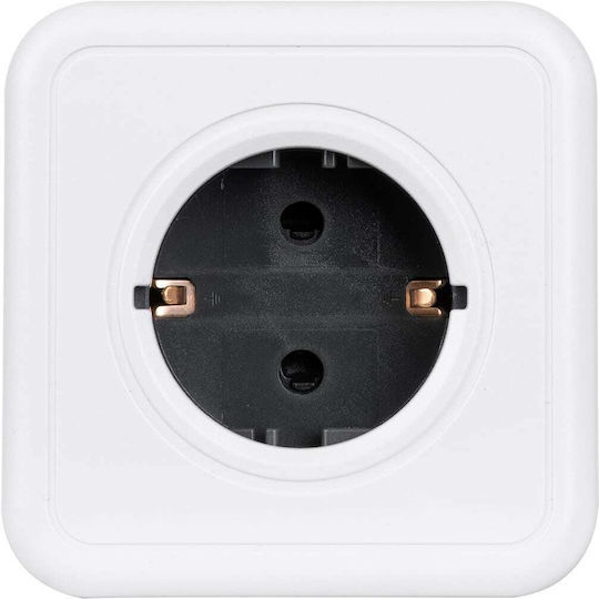 GloboStar PowerCube with Surge Protection 5 Positions with USB-A Gray