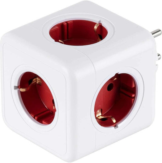 GloboStar PowerCube with Surge Protection 5 Positions