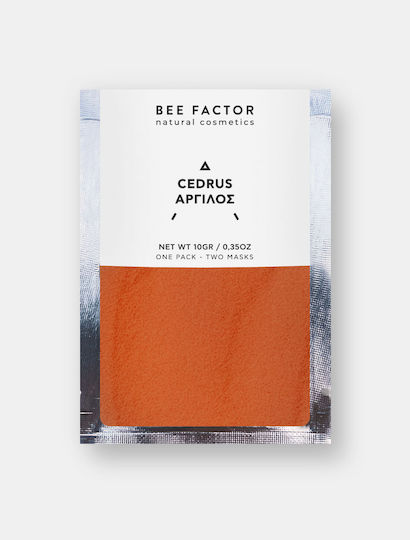 Bee Factor Cendrus Άργιλος Sheet Μάσκα Προσώπου για Καθαρισμό Με Άργιλο 2τμχ