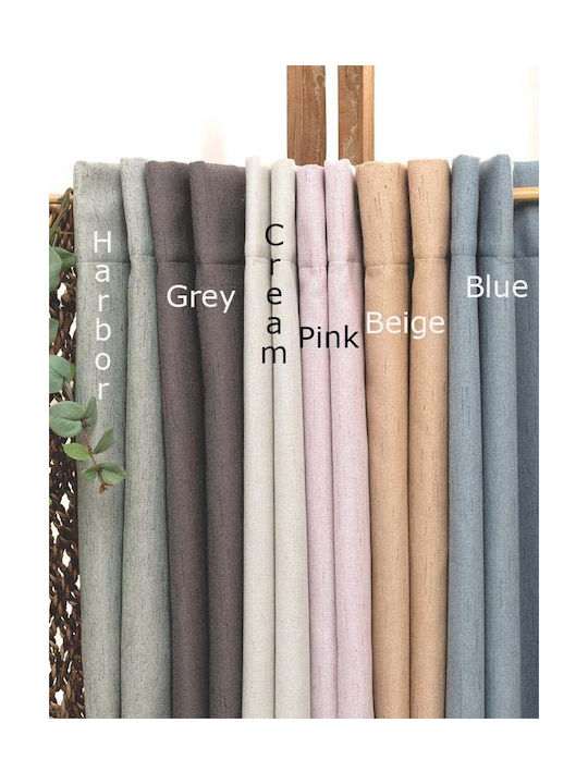 Palamaiki Vorhang mit Grommet Loria Pink 140x260cm
