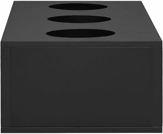 Double-leaf Metallic Outdoor Storage Cabinet with Locking Capability with 1 Shelf Anthracite 90x40x102 cm
