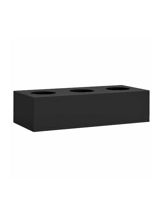 Double-leaf Metallic Outdoor Storage Cabinet with Locking Capability with 2 Shelves Anthracite 90x40x102 cm