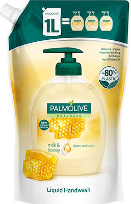 Palmolive Milk & Honey Liquid Hand Soap Refill Cream Soap 1000ml