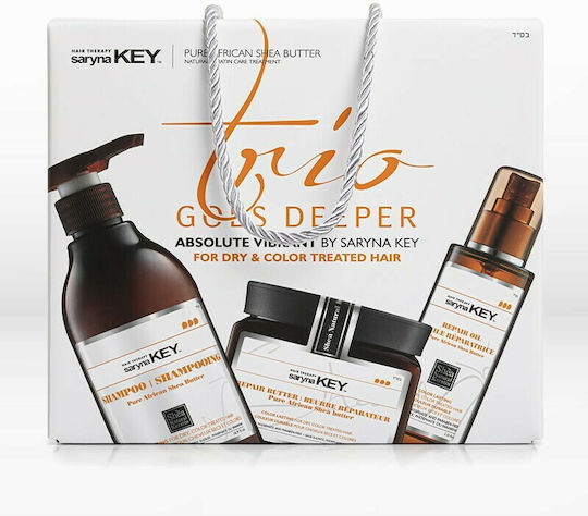 Saryna Key Trio Goes Deeper Absolute Vibrant Σετ Θεραπείας Μαλλιών για Βαμμένα Μαλλιά με Σαμπουάν 3τμχ