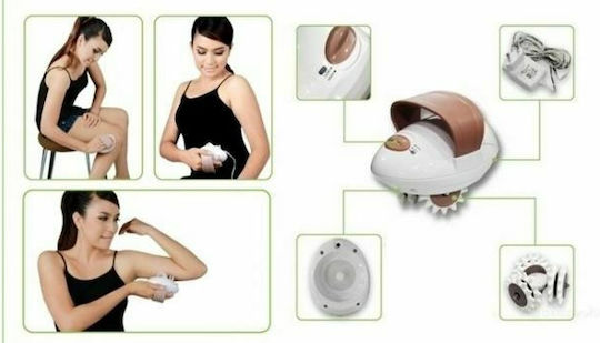 Clever Handy Body Slimmer Tone Συσκευή Μασάζ για το Σώμα κατά της Κυτταρίτιδας Λευκή