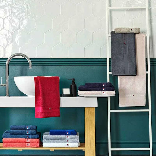 Tommy Hilfiger Πετσέτα Χεριών Legend 40x60εκ. Sand Βάρους 540gr/m²