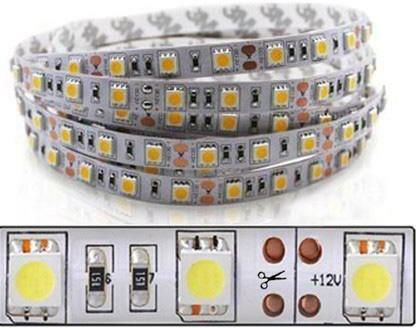Lucas Αδιάβροχη Ταινία LED 12V Θερμό Λευκό Φως 5m Τύπου SMD5050