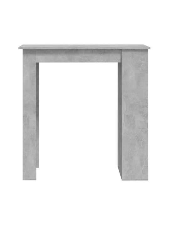 Table Bar Wooden Grey Concrete 102x50x103.5cm
