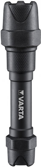 Varta Flashlight LED IP67 with Maximum Brightness 350lm Indestructible F20 Pro Black