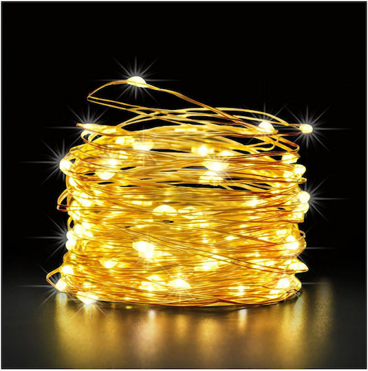 SPM Hanging Solar Light Garland with Warm White Light