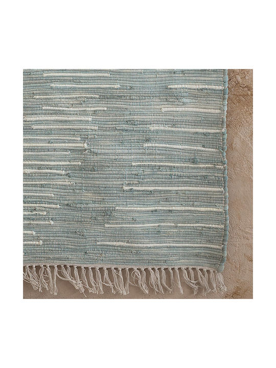 Nima Adele Rug Rectangular Cotton with Fringes Gray