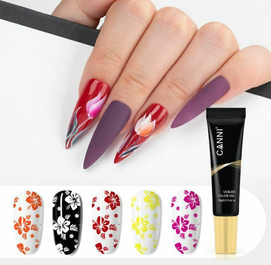 Canni Clear Stamp Stamps for Nails with Scraper in Transparent Color