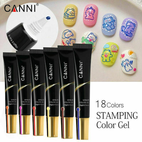 Canni Stamps for Nails N15 12cm X 6cm 15