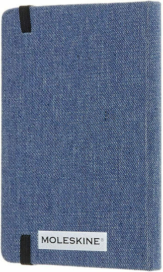 Moleskine Notebook 96 Sheets A5 Ruled with Elastic Blue