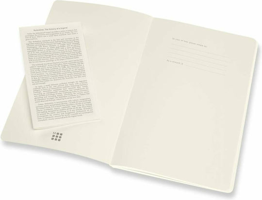 Moleskine Volant Σετ 2 Σημειωματάρια Ριγέ Πράσινα
