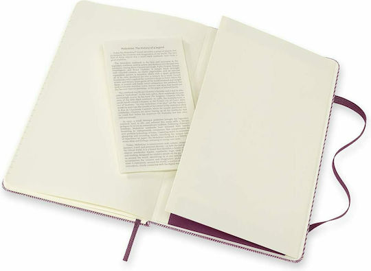 Moleskine Blend Notizbuch Geregelt mit Gummiband Lila