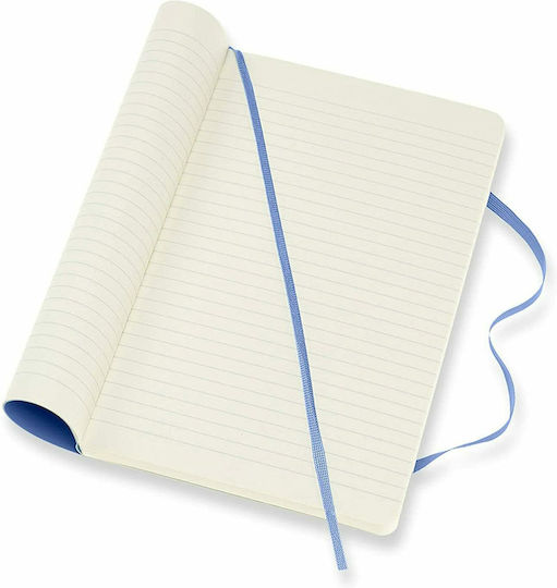 Moleskine Classic Collection Тетрадка 240 Листа На райета с Ластик Син