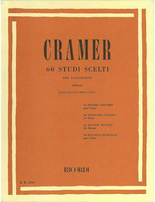 Ricordi Cramer - 60 Etudes Sheet Music for Piano W009827030