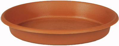 Viomes 265 Στρογγυλό Πιάτο Γλάστρας Terracotta 36x36cm