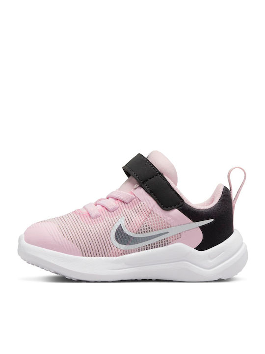 Downshifter Downshifter 12 Kids Sports Shoes Running with Hoop & Loop Closure Pink Foam / Black / Flat Pewter