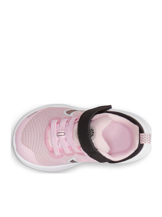 Downshifter Downshifter 12 Kids Sports Shoes Running with Hoop & Loop Closure Pink Foam / Black / Flat Pewter