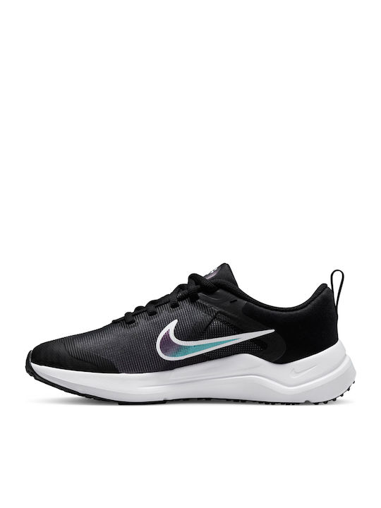 Downshifter Downshifter 12 Kids Sports Shoes Running with Laces Black / Dark Smoke Grey / White