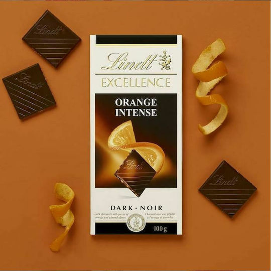 Lindt Excellence Chocolate Dark with Orange 100gr