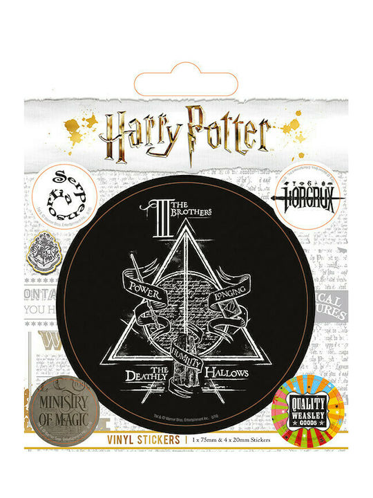 Autocolant Decorativ Perete Harry Potter Symbols Vinyl Pyramid International